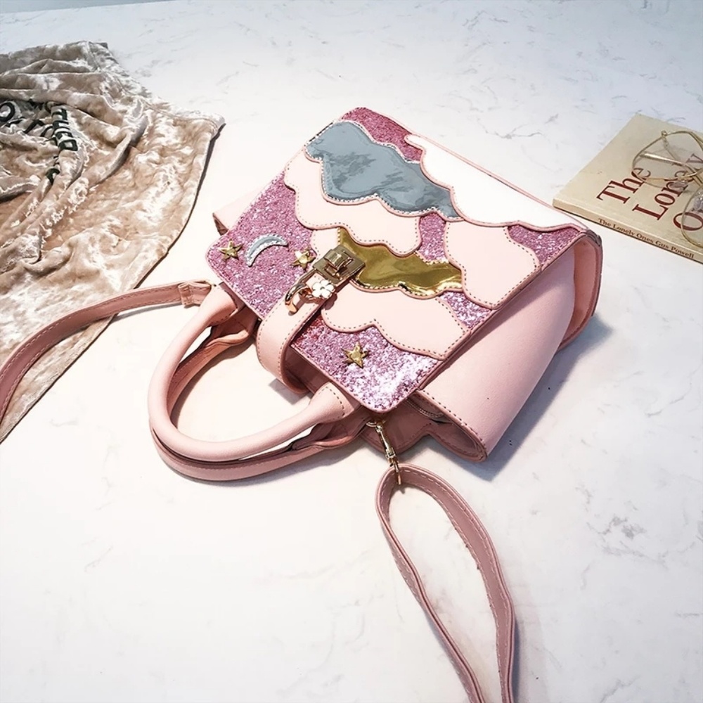 NEW CATANIA Leather Shoulder Crossbody Purse Bag - Picture 2 of 8